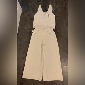 Jessica Simpson Cream Knit 2 piece set